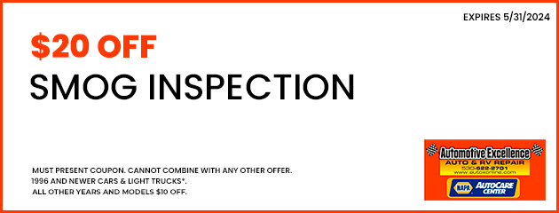 $20 Off Smog Inspection